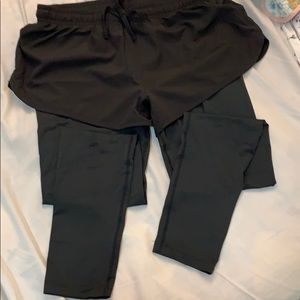 Leggings with shorts
